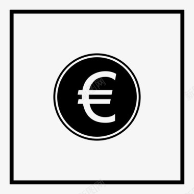 欧元世界货币欧元英镑比特币人民币图标图标