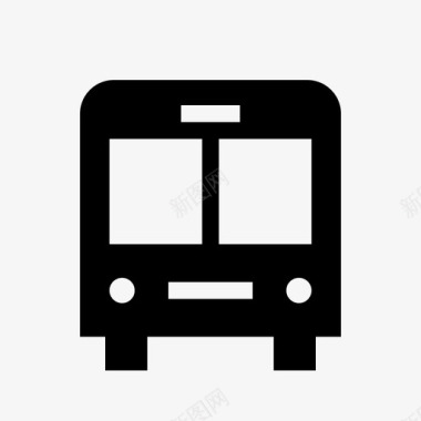 通勤公共汽车交通工具公共交通工具图标图标