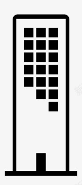 摩天大楼公寓建筑图标图标