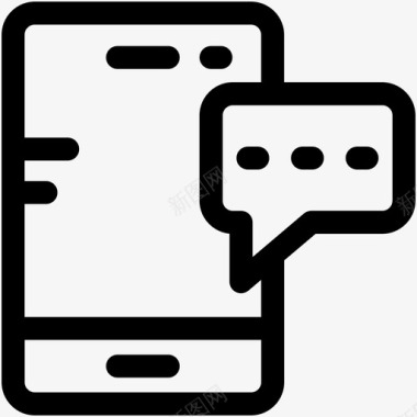 手机NOW直播图标手机短信聊天短信图标图标