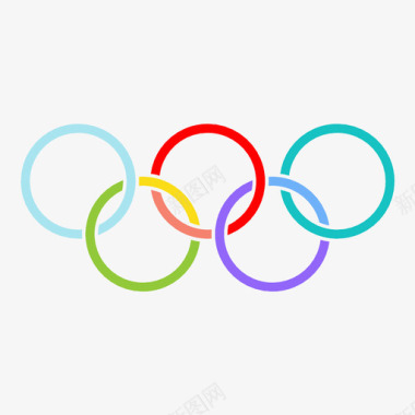 五环奥林匹克五环奥运会标志图标图标