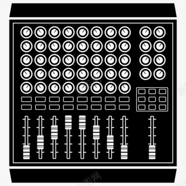 贺卡制作素材midi混音器1akai图标图标