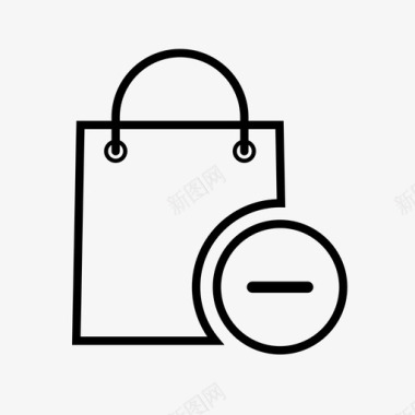 删除包减钱包图标图标