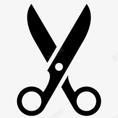 美容logo设计剪刀剪缝纫图标图标