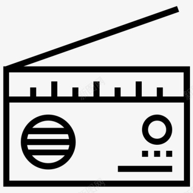 dj演奏者收音机歌曲播放列表图标图标