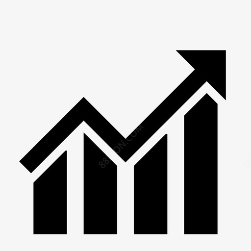 上升趋势看涨上涨icon图标免费下载-图标xonflbjf-88icon图标网
