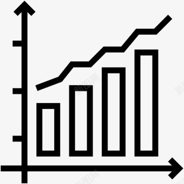 报告图表成长图悸动涌动图标图标