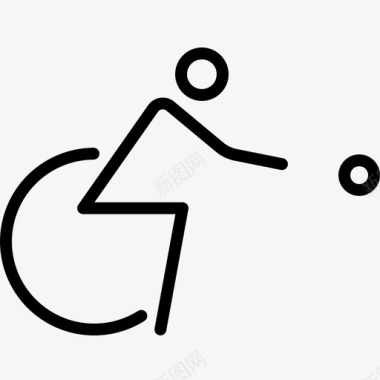 北京大剧院博夏残疾人残奥会图标图标