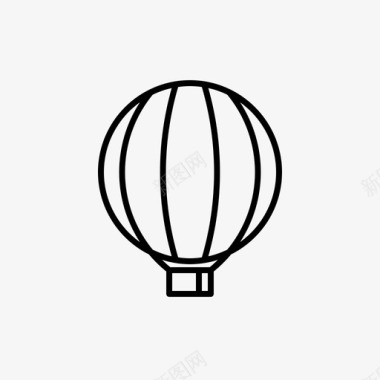 热气球气球热气球天空图标图标