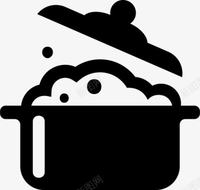 烹饪烹饪锅煮沸炊具图标图标