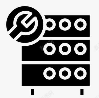 服务器数据库托管优化图标图标