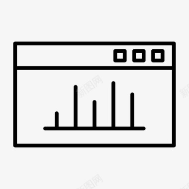 彩色信息图表在线统计分析信息图表图标图标