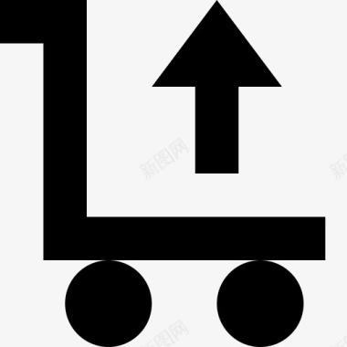 商务购物车箭头电子商务图标图标