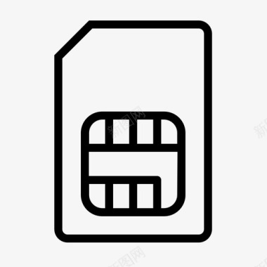 短信手机iconsim卡芯片移动用户界面图标图标
