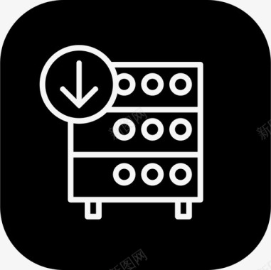 服务器数据库托管图标图标