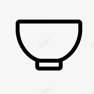 碗盆食物图标图标