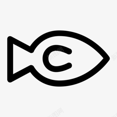 鱼钓鱼鲑鱼图标图标