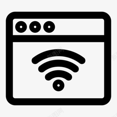 咨询窗口浏览器wifi浏览器窗口internet图标图标