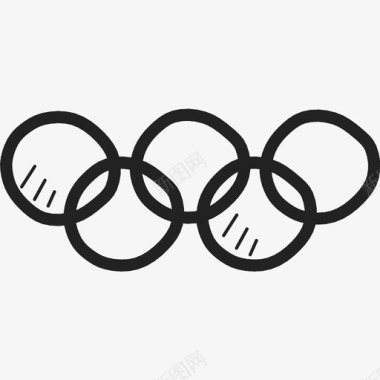 体育标志奥林匹克五环奥运会奥林匹克图标图标