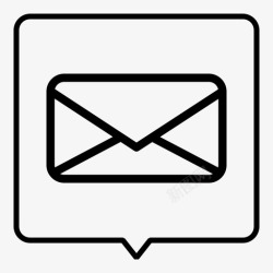 老式信封邮件发送明信片图标高清图片