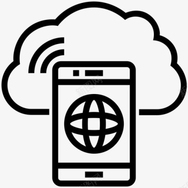 移动互联网移动互联网连接移动浏览图标图标