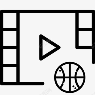 篮球玩看篮球图标图标