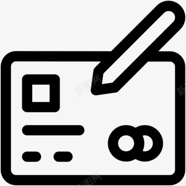 收据签名检查配对样本凭证图标图标