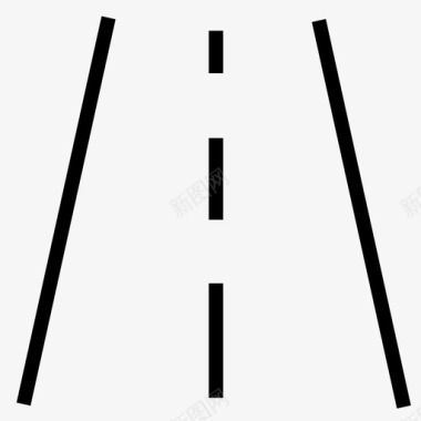 道路勘察道路公路小路图标图标