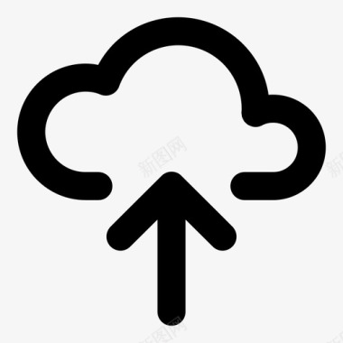 云传输云上传共享传输图标图标