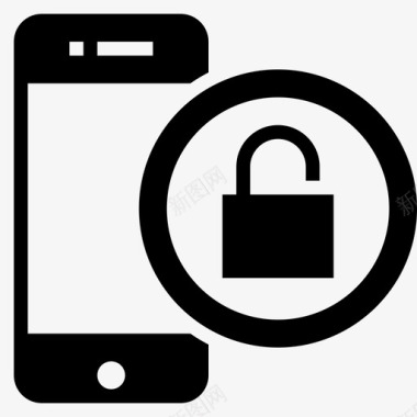 智能手机解锁iphone密码图标图标