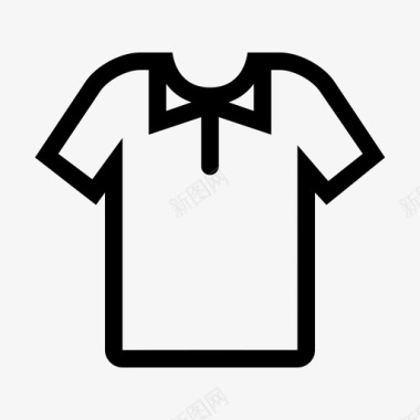 马球衫服装衬衫图标图标