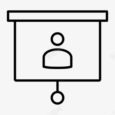 灵活配置用户投影屏幕解释在线演示图标图标