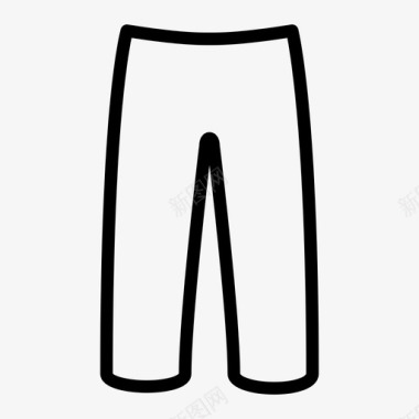 裤子衣服宽松裤图标图标