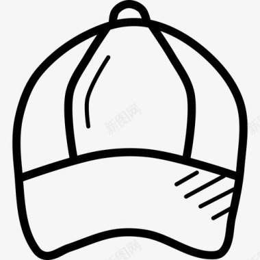 运动帽头帽子图标图标