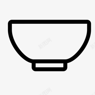 碗盆食物图标图标