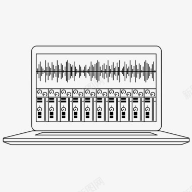 音乐软件dj设备音乐制作图标图标