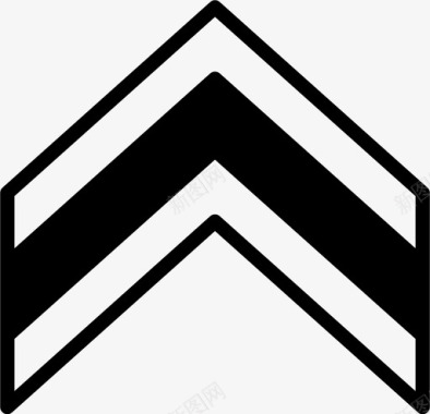 第一次世界大战中士陆军徽章图标图标