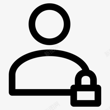 person锁定的用户帐户manpeople图标图标