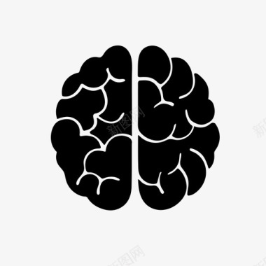 训练大脑大脑身体填充物图标图标