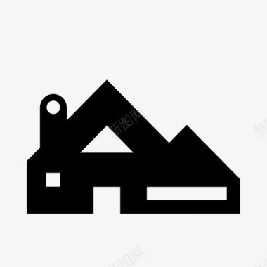 房子建筑现代图标图标