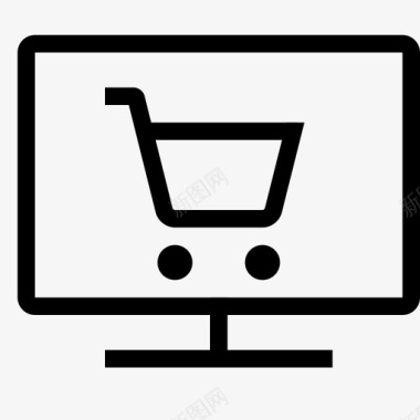 网络购物网上购物购物车图标图标
