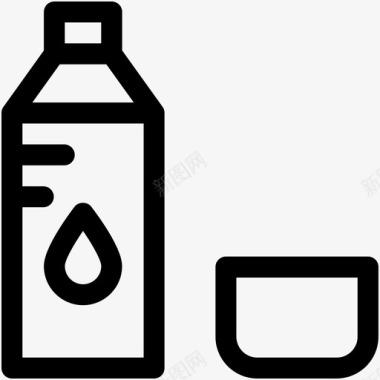 美容干细胞油瓶乳液橄榄油图标图标