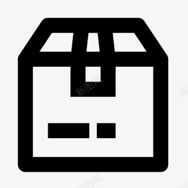 送货箱送货箱送货服务包裹图标图标