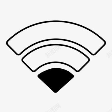 各种wifiwifi低互联网信号图标图标