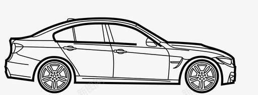 宝马m3第五代汽车车轮图标图标