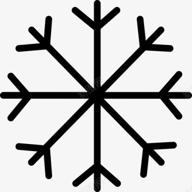 冬天的标志雪圣诞节寒冷图标图标