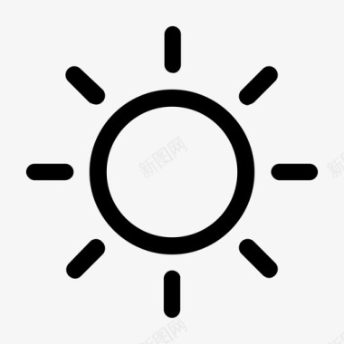 太阳光束太阳光太空图标图标