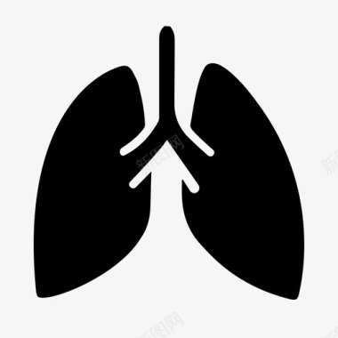 肺氧气图标图标