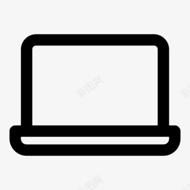 笔记本电脑macbook上网本图标图标