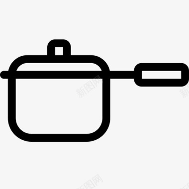 平底锅设计平底锅厨师厨房图标图标